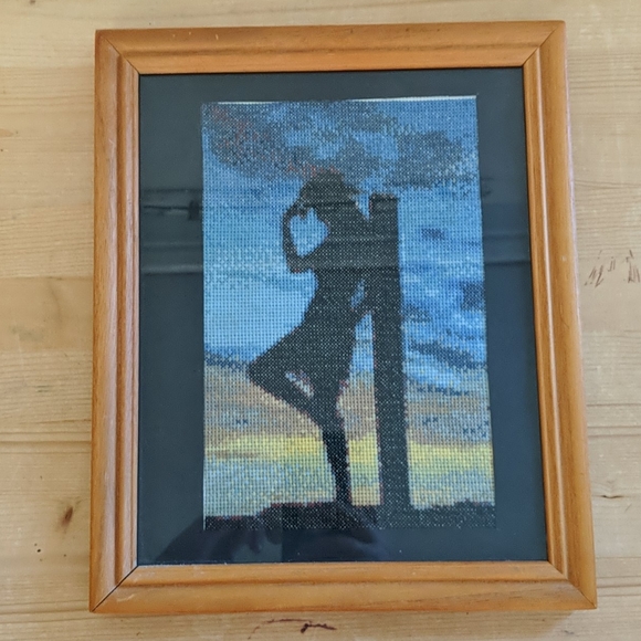 🎉HP🎉Handmade Cowgirl at Sunset Cross Stitch - Picture 3 of 5